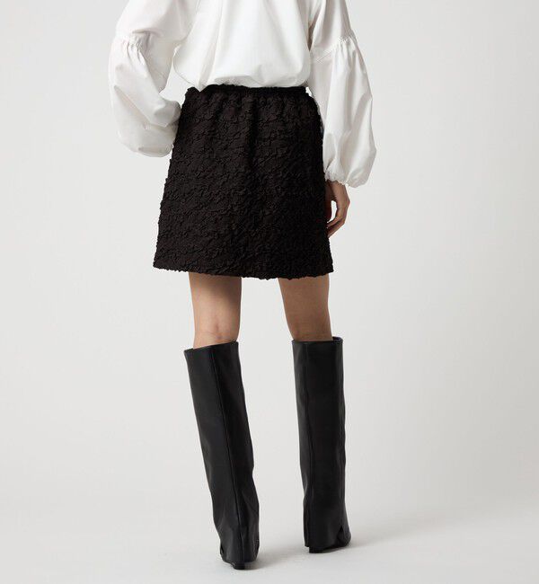 EMMEL REFINES「＜EMMEL REFINES＞EM フクレジャカード ミニスカート」|スカート|