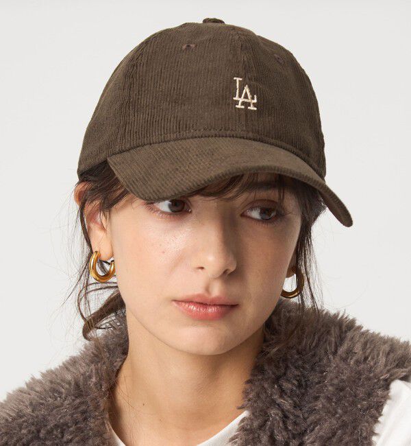 UNITED ARROWS green label relaxing「【別注】＜NEW ERA＞920 MLB コーデュロイ キャップ / 帽子」|キャップ・キャスケット|DK.BROWN