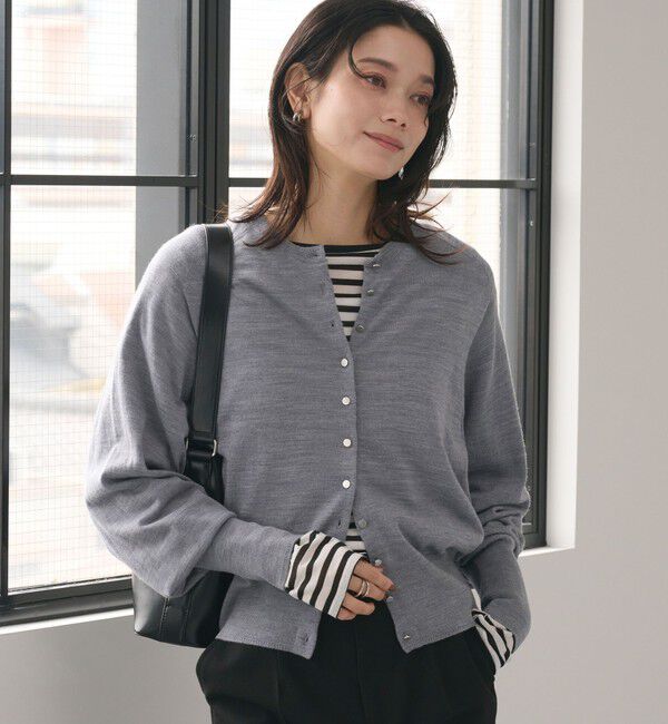 UNITED ARROWS green label relaxing「エブリニット 2WAY カーディガン ウォッシャブル」|カーディガン|