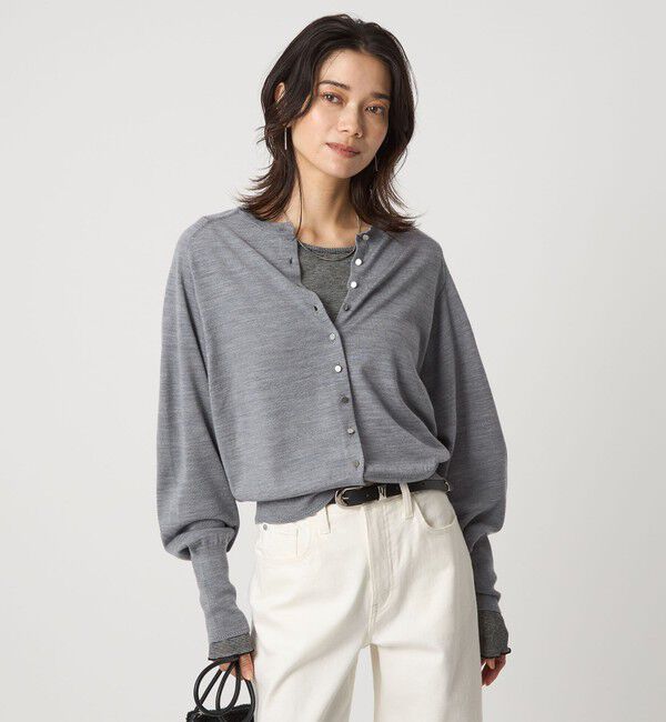 UNITED ARROWS green label relaxing「エブリニット 2WAY カーディガン ウォッシャブル」|カーディガン|