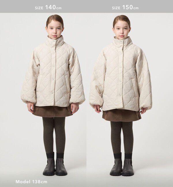 UNITED ARROWS green label relaxing「フラワーキルト ブルゾン/ キッズ 100cm-160cm」|その他|