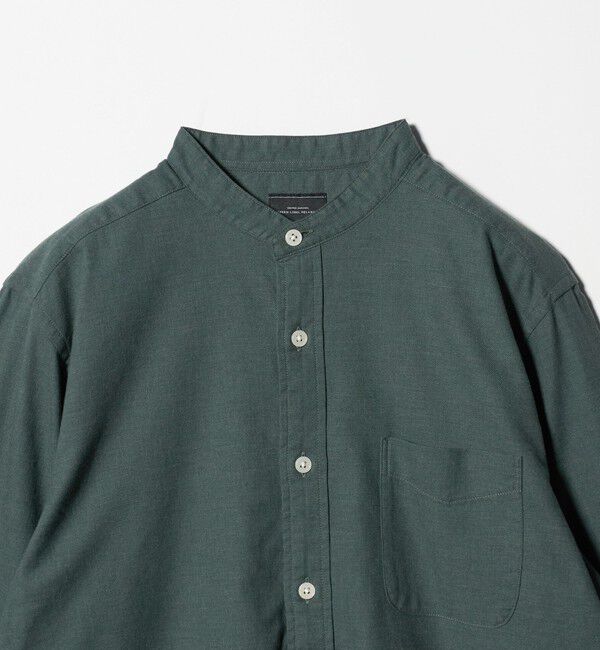 UNITED ARROWS green label relaxing「ナチュラルフィット  バンドカラー シャツ」|シャツ・ブラウス|