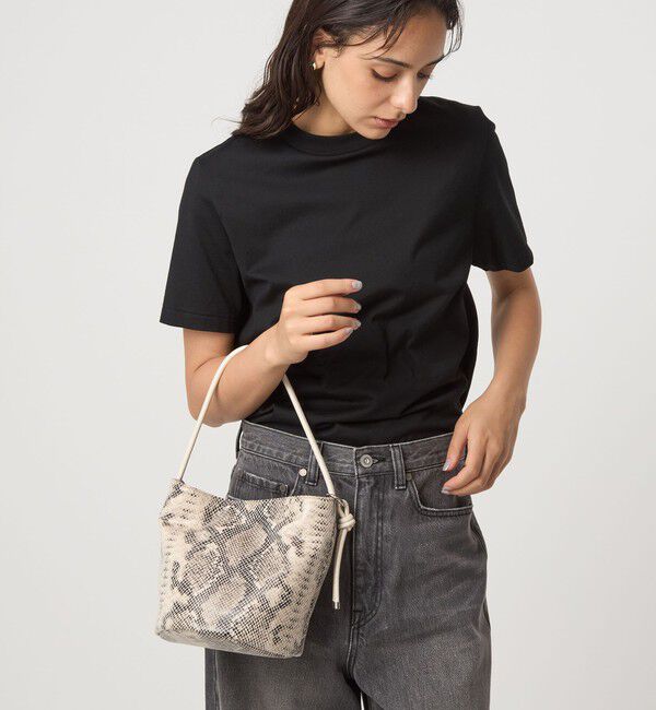 UNITED ARROWS green label relaxing「ワンハンドル チャーム バケツ トートバッグ」|ハンドバッグ|