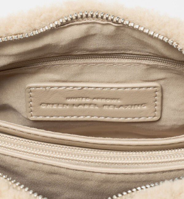 UNITED ARROWS green label relaxing「ボア ジップ ミニショルダーバッグ / ポシェット」|ショルダー・メッセンジャー|