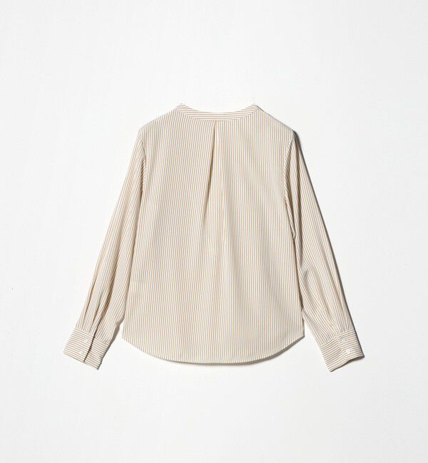 UNITED ARROWS green label relaxing「肩タック Vネック ブラウス マシンウォッシャブル UVカット」|シャツ・ブラウス|