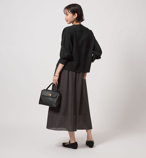 UNITED ARROWS green label relaxing「ブライトフォルム Vネック ニット カーディガン」|カーディガン|