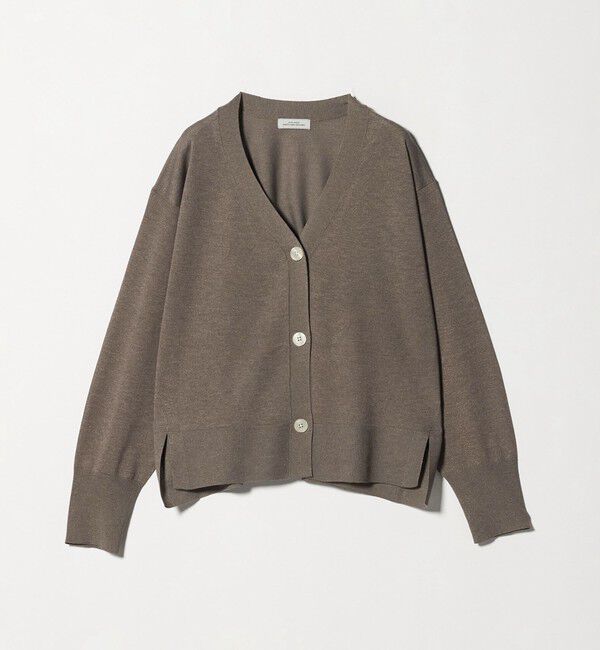 UNITED ARROWS green label relaxing「ブライトフォルム Vネック ニット カーディガン」|カーディガン|