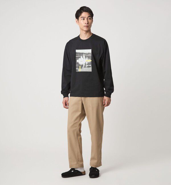 UNITED ARROWS green label relaxing「＜Phospho Graphica＞グラフィック ロングスリーブ Tシャツ」|Tシャツ・カットソー|