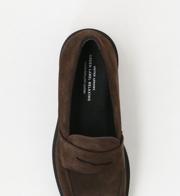 UNITED ARROWS green label relaxing「GLR ハッスイ アクティブ ローファー スエード -撥水-」|ローファー|