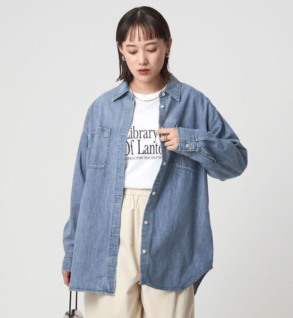 UNITED ARROWS green label relaxing「デニム スタンダード シャツ」|シャツ・ブラウス|