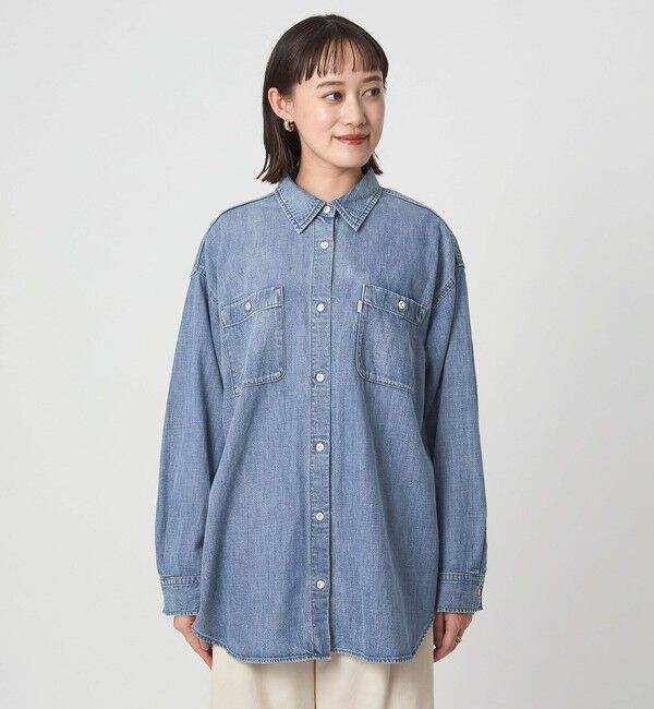 UNITED ARROWS green label relaxing「デニム スタンダード シャツ」|シャツ・ブラウス|