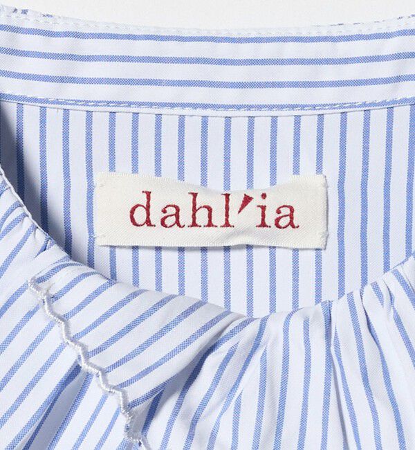 UNITED ARROWS green label relaxing「【別注】＜dahl'ia＞フリル エンブロイダリー ブラウス」|シャツ・ブラウス|