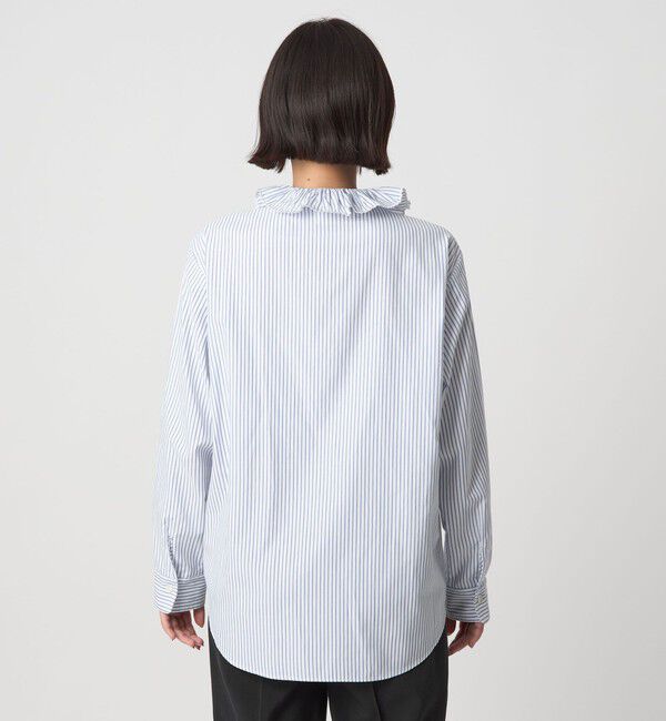 UNITED ARROWS green label relaxing「【別注】＜dahl'ia＞フリル エンブロイダリー ブラウス」|シャツ・ブラウス|