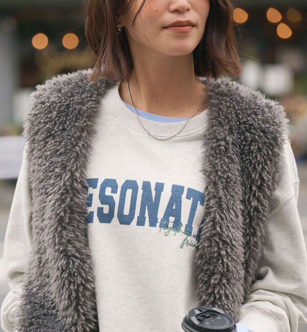 UNITED ARROWS green label relaxing「【WEB限定】＜at ease＞ロゴ スウェット プルオーバー」|スウェット・ジャージ|