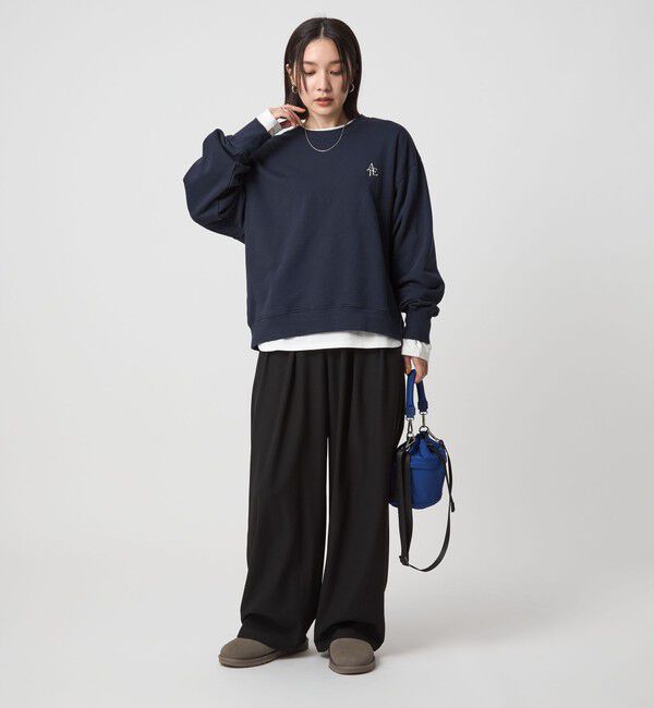 UNITED ARROWS green label relaxing「【WEB限定】＜at ease＞ロゴ スウェット プルオーバー」|スウェット・ジャージ|