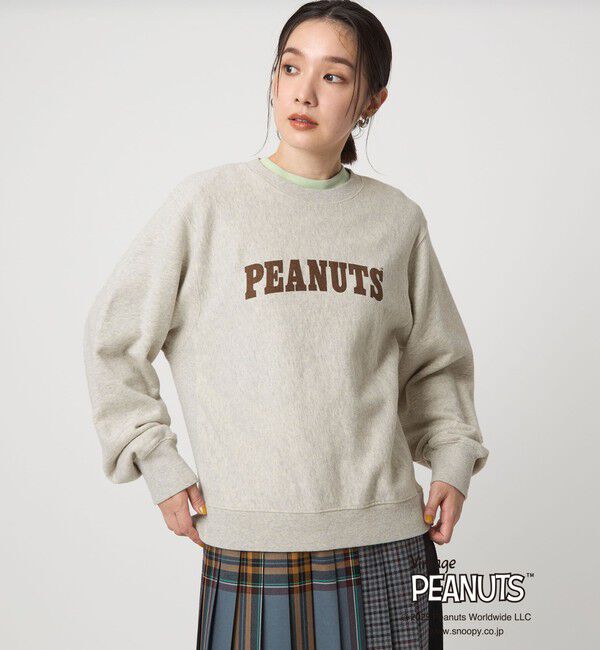 UNITED ARROWS green label relaxing「＜at ease＞PEANUTS スウエット プルオーバー」|スウェット・ジャージ|LT.GRAY