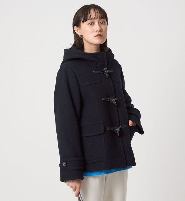 UNITED ARROWS green label relaxing「［size SHORT/TALLあり］【WEB限定】ショート ダッフルコート」|ダッフルコート|NAVY