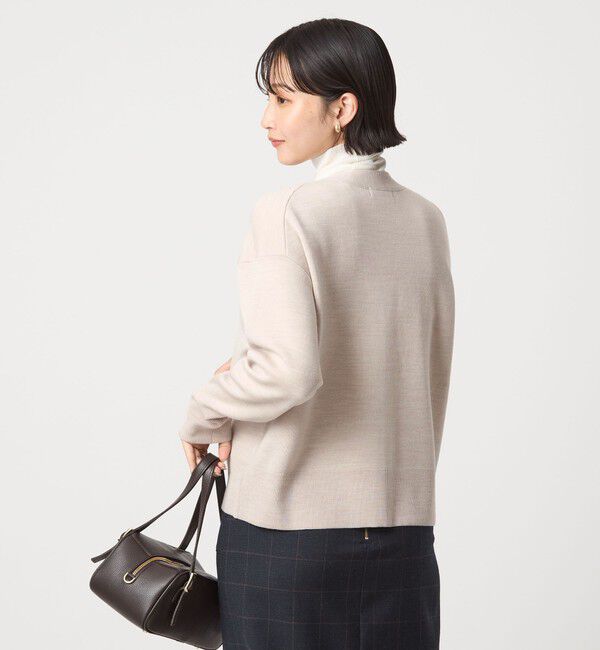 UNITED ARROWS green label relaxing「ウール スムース Vネック カーディガン ウォッシャブル」|カーディガン|