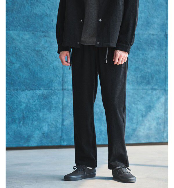 UNITED ARROWS green label relaxing「コーデュロイ PLAY-PANTS イージーパンツ W2 -ストレッチ-」|その他|BLACK