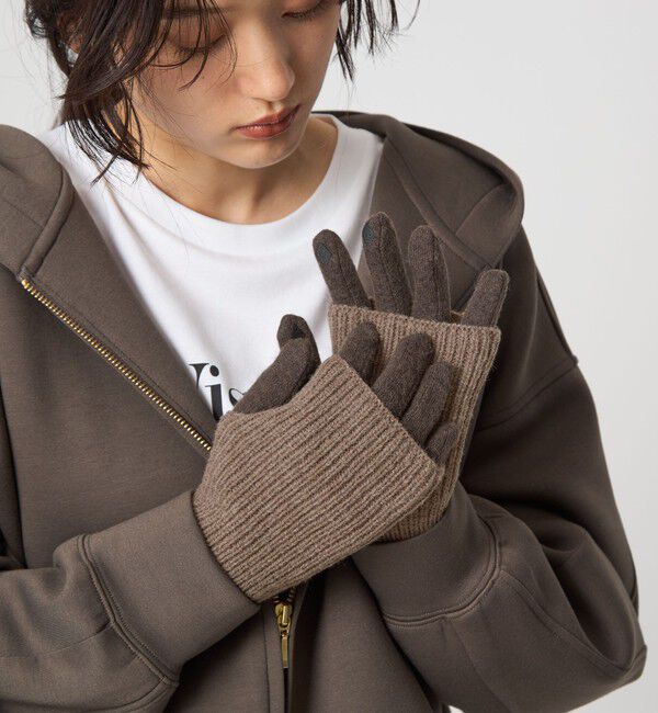 UNITED ARROWS green label relaxing「アームウォーマー 3WAY グローブ / 手袋　タッチパネル対応」|手袋|MOCA
