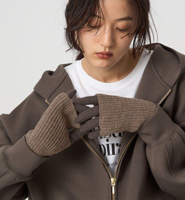 UNITED ARROWS green label relaxing「アームウォーマー 3WAY グローブ / 手袋　タッチパネル対応」|手袋|