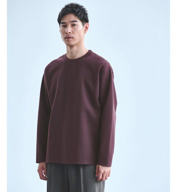 UNITED ARROWS green label relaxing「ダブルフェイス クルーネック カットソー」|Tシャツ・カットソー|WINE