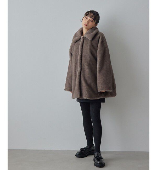 EMMEL REFINES「＜EMMEL REFINES＞EM フェイクファー ミディアム コート」|その他|