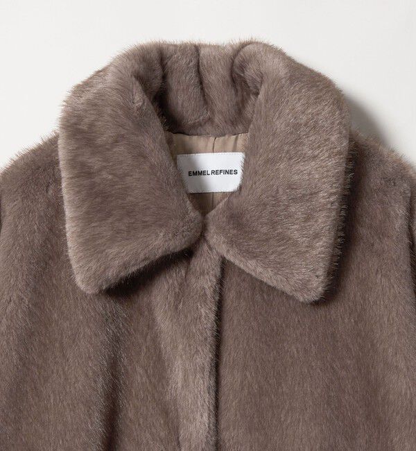 EMMEL REFINES「＜EMMEL REFINES＞EM フェイクファー ミディアム コート」|その他|