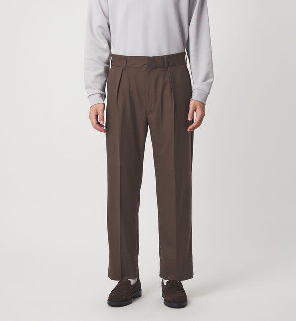 UNITED ARROWS green label relaxing「【別注】＜Dickies＞GLR TR 1プリーツ ワイドテーパード パンツ」|スラックス|