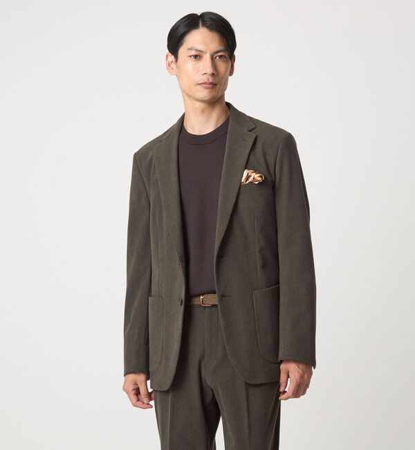 UNITED ARROWS green label relaxing「A+ コーデュロイ 2B スタンダード 2P ジャケット -ウォッシャブル、ストレッチ-」|テーラードジャケット|MOCA