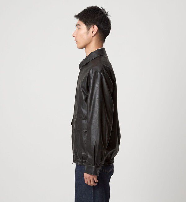 UNITED ARROWS green label relaxing「A2 レザーライク ブルゾン」|ブルゾン・スタジャン|
