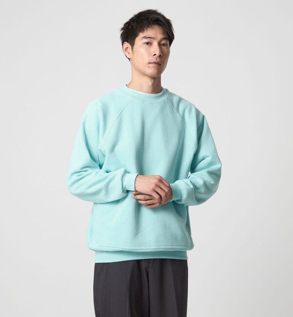 UNITED ARROWS green label relaxing「【別注/WEB限定】＜3/2 WORKS＞GLR ヴィンテージライク 長袖 スウェット」|スウェット・ジャージ|LT.BLUE