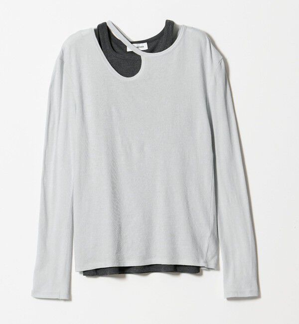 EMMEL REFINES「＜EMMEL REFINES＞EM カットアウト レイヤーセット カットソー」|Tシャツ・カットソー|