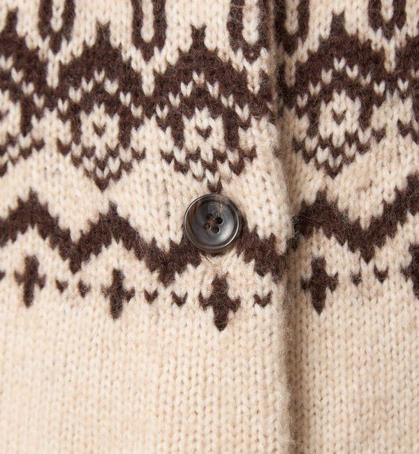 UNITED ARROWS green label relaxing「ノルディック ジャガード カーディガン」|カーディガン|