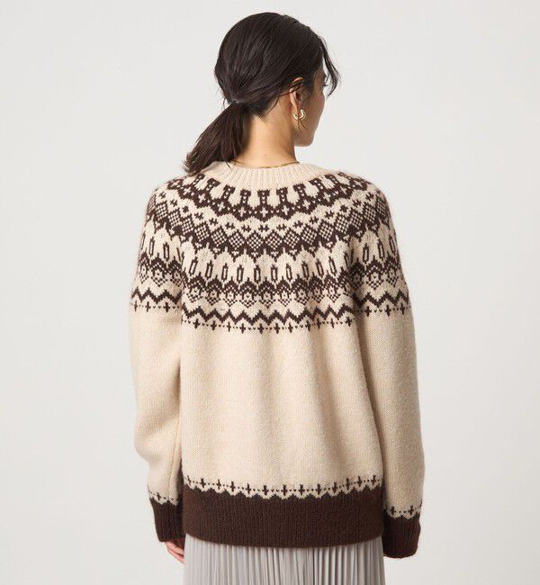 UNITED ARROWS green label relaxing「ノルディック ジャガード カーディガン」|カーディガン|