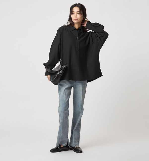 UNITED ARROWS green label relaxing「ウラキモウ シャツ マシンウォッシャブル ストレッチ 帯電防止」|シャツ・ブラウス|