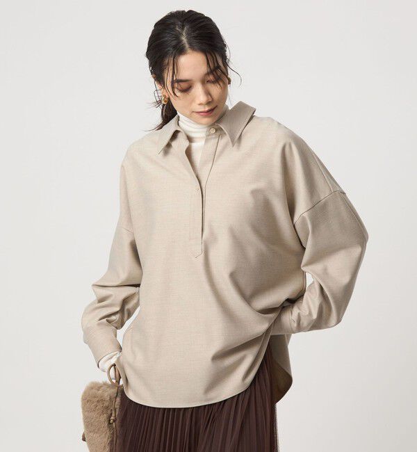 UNITED ARROWS green label relaxing「ウラキモウ シャツ マシンウォッシャブル ストレッチ 帯電防止」|シャツ・ブラウス|