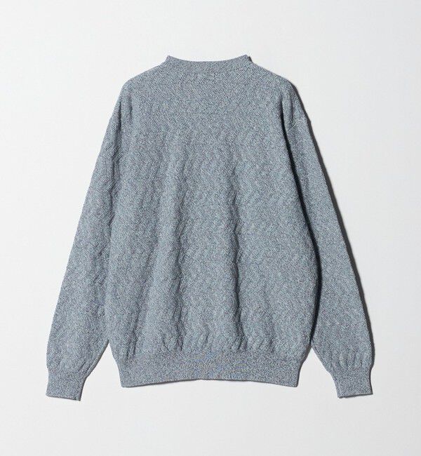 UNITED ARROWS green label relaxing「ジグザグ ミックス クルーネック ニット」|ニット・セーター|