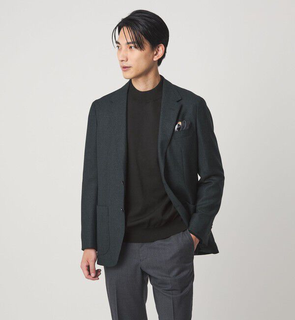 UNITED ARROWS green label relaxing「A+ ポリエステル モックネック ニット -ウォッシャブル-」|ニット・セーター|