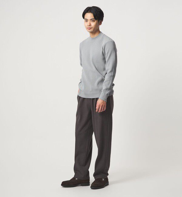 UNITED ARROWS green label relaxing「【WEB限定】JUST fit デイリー アゼ モックネック ニット」|ニット・セーター|
