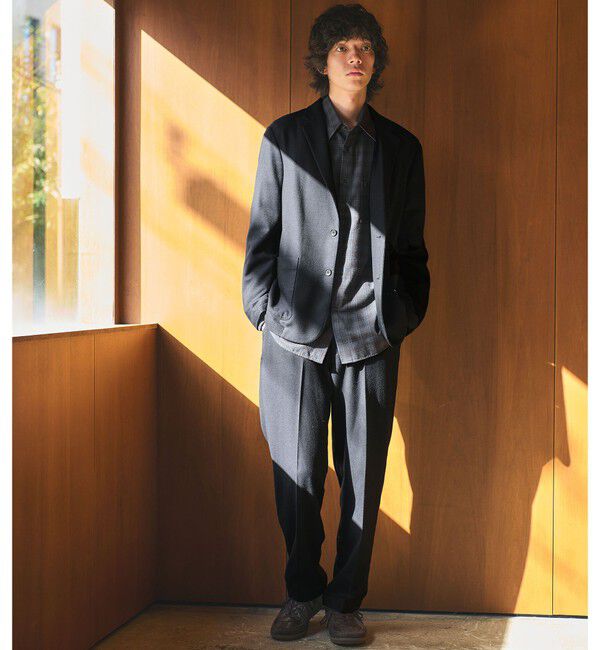 UNITED ARROWS green label relaxing「ウォッシャブル フラノ ツイル ワイド ユーティリティパンツ W2 -ストレッチ-」|その他|