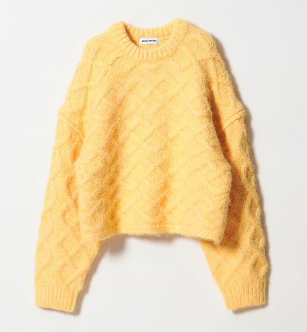 EMMEL REFINES「＜EMMEL REFINES＞EM バックリボン ケーブルニット プルオーバー」|ニット・セーター|