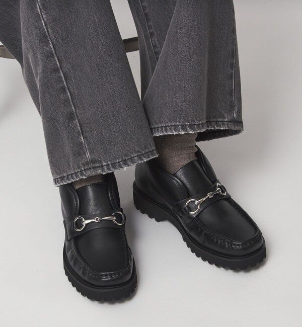 UNITED ARROWS green label relaxing「ローファー ブーティー」|その他|BLACK