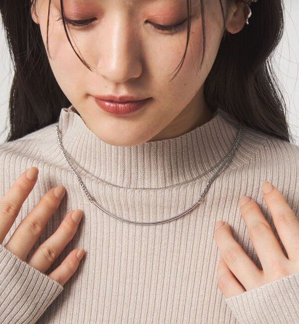 UNITED ARROWS green label relaxing「3WAY バー＆チェーン ネックレス」|ネックレス|