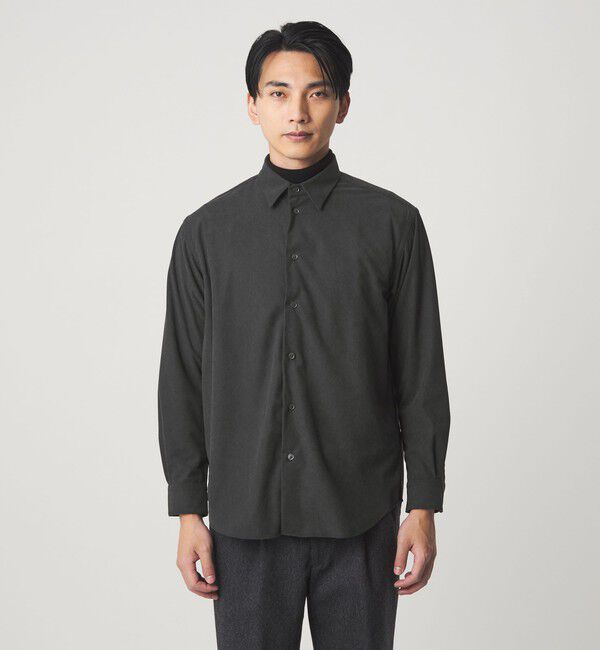 UNITED ARROWS green label relaxing「DC ポリエステル コーデュロイ オーバー シャツ」|シャツ・ブラウス|