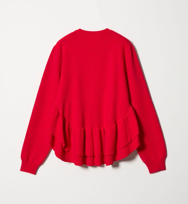 EMMEL REFINES「＜EMMEL REFINES＞EM スソダブルフリル ニットプルオーバー」|ニット・セーター|