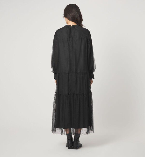 UNITED ARROWS green label relaxing「チュール ティアード ワンピース」|ドレス|