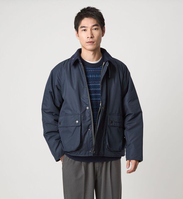 UNITED ARROWS green label relaxing「【別注】＜Barbour＞GLR トランスポート パデット ビデイル ジャケット」|ブルゾン・スタジャン|