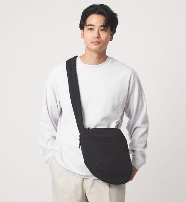 UNITED ARROWS green label relaxing「【別注】＜fellowww＞GLR パデット ショルダーバッグ」|ショルダー・メッセンジャー|BLACK