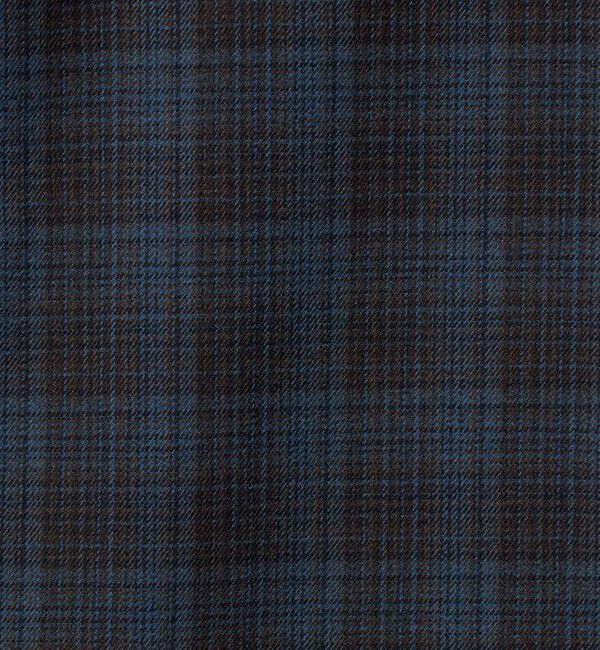 UNITED ARROWS green label relaxing「TRフラノ パターン ジャストルーズ レギュラーカラー シャツ」|シャツ・ブラウス|